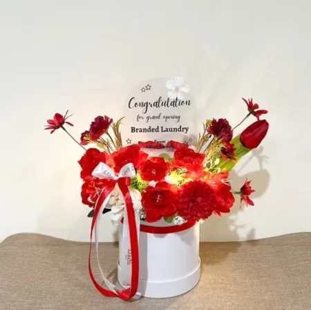Bloom Box Akrilik Ucapan Grand Opening Sepatan